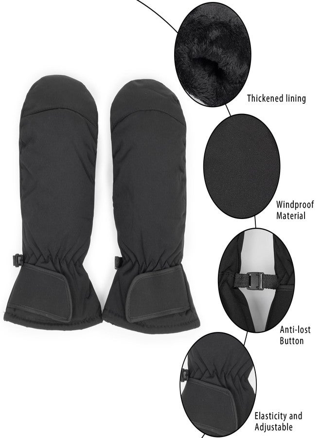 OVOY Winter Ski-Gloves for Women Men - Outdoor Warm Waterproof Windproof Snowboarding Mittens for Cold Weather - Image 2